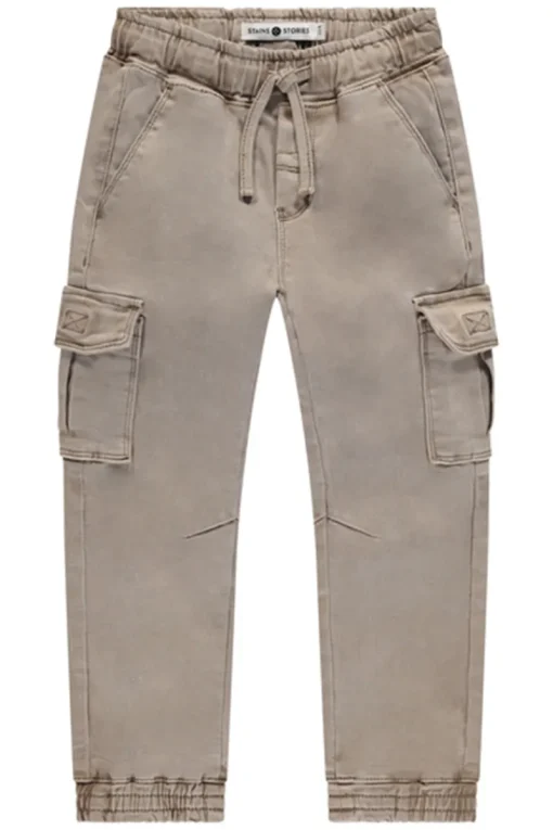 Stains and Stories Broeken^Jongens broek bruin