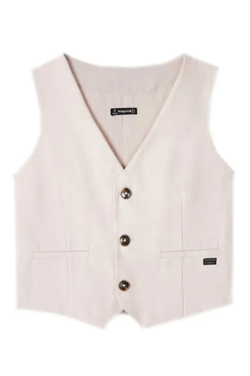 Mayoral Colberts^Jongens gilet bruin