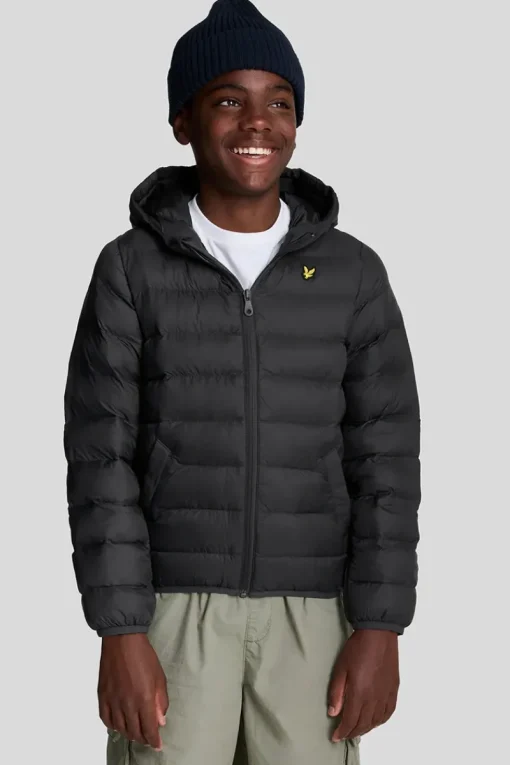 Lyle & Scott Jassen^Jongens jas zwart