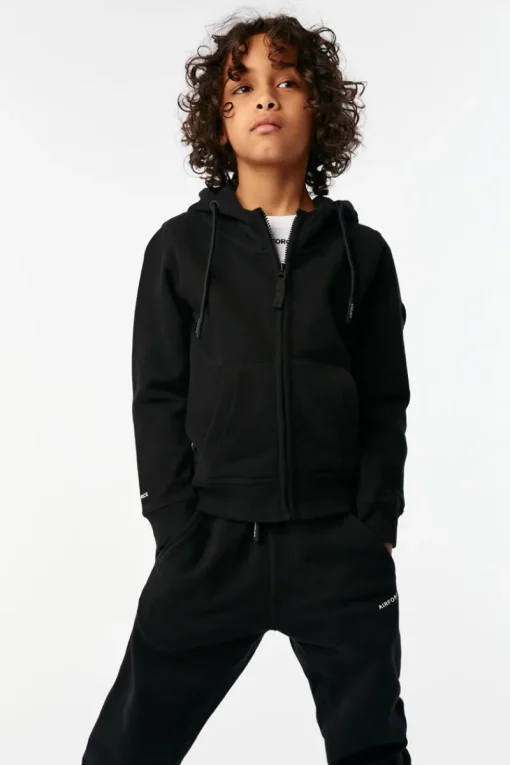 Airforce Broeken^Jongens joggingsbroek zwart