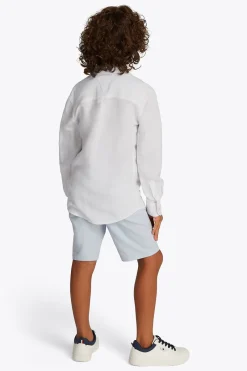 Tommy Hilfiger Overhemden^Jongens overhemd lange mouw wit