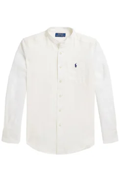 Polo Ralph Lauren Overhemden^Jongens overhemd lange mouw ecru