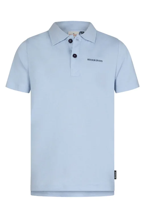 Retour Denim de Luxe T-shirts & Polo's^Jongens polo korte mouw blauw