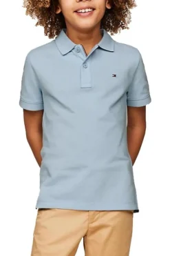 Tommy Hilfiger T-shirts & Polo's^Jongens polo korte mouw blauw