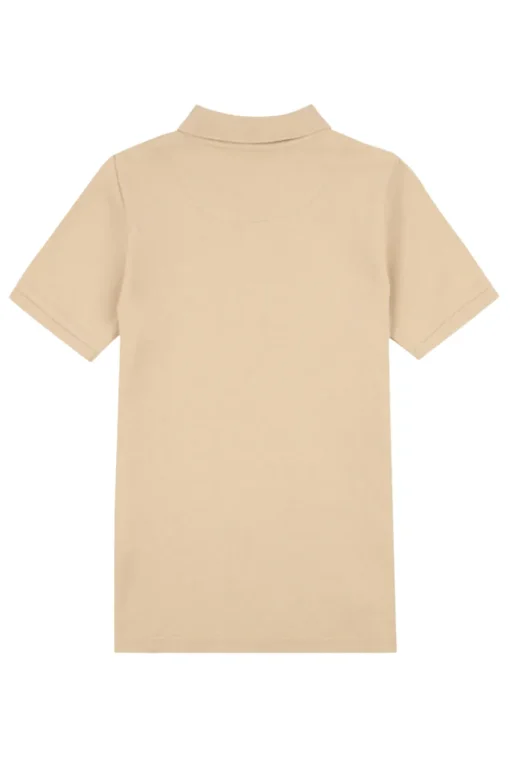 Lyle & Scott T-shirts & Polo's^Jongens polo korte mouw bruin