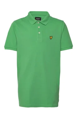 Lyle & Scott T-shirts & Polo's^Jongens polo korte mouw groen