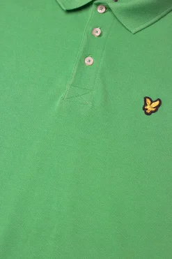 Lyle & Scott T-shirts & Polo's^Jongens polo korte mouw groen
