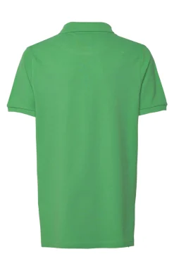 Lyle & Scott T-shirts & Polo's^Jongens polo korte mouw groen