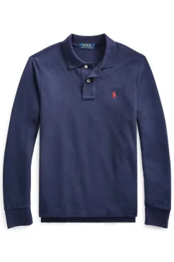 Polo Ralph Lauren T-shirts & Polo's^Jongens polo lange mouw blauw