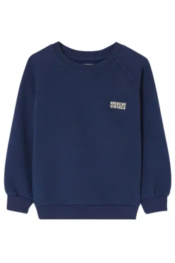 American Vintage Truien & Vesten^Jongens sweater blauw