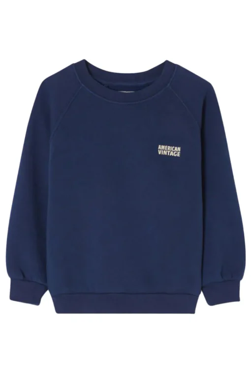American Vintage Truien & Vesten^Jongens sweater blauw