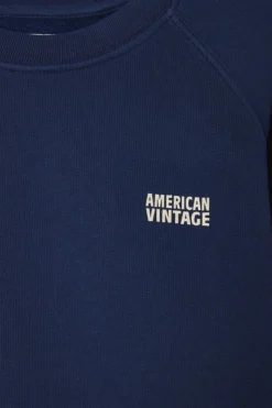 American Vintage Truien & Vesten^Jongens sweater blauw
