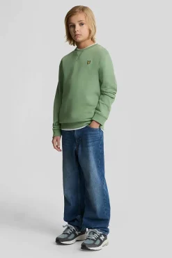 Lyle & Scott Truien & Vesten^Jongens sweater groen