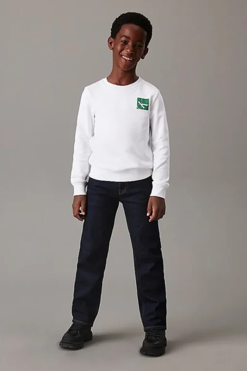 Calvin Klein Truien & Vesten^Jongens sweater wit