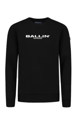 Ballin Truien & Vesten^Jongens sweater zwart