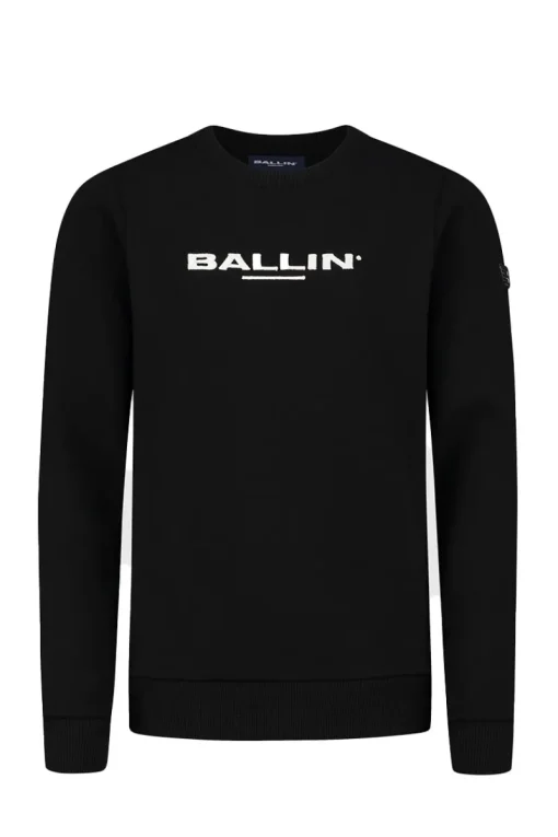 Ballin Truien & Vesten^Jongens sweater zwart