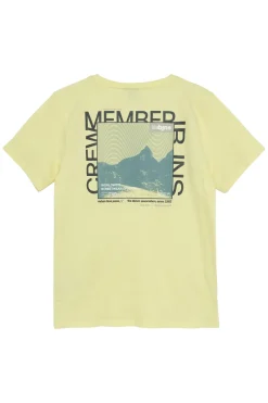 Indian Blue Jeans T-shirts & Polo's^Jongens t-shirt korte mouw geel