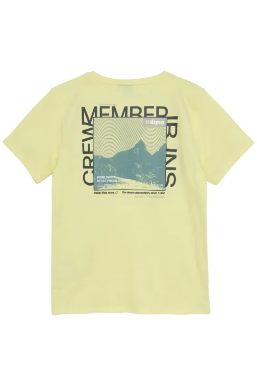 Indian Blue Jeans T-shirts & Polo's^Jongens t-shirt korte mouw geel
