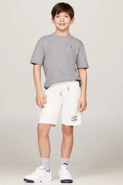 Tommy Hilfiger T-shirts & Polo's^Jongens t-shirt korte mouw grijs
