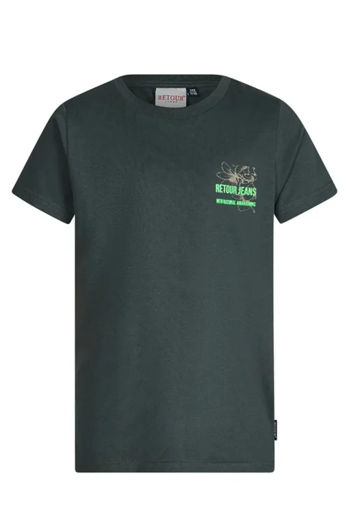 Retour Denim de Luxe T-shirts & Polo's^Jongens t-shirt korte mouw groen