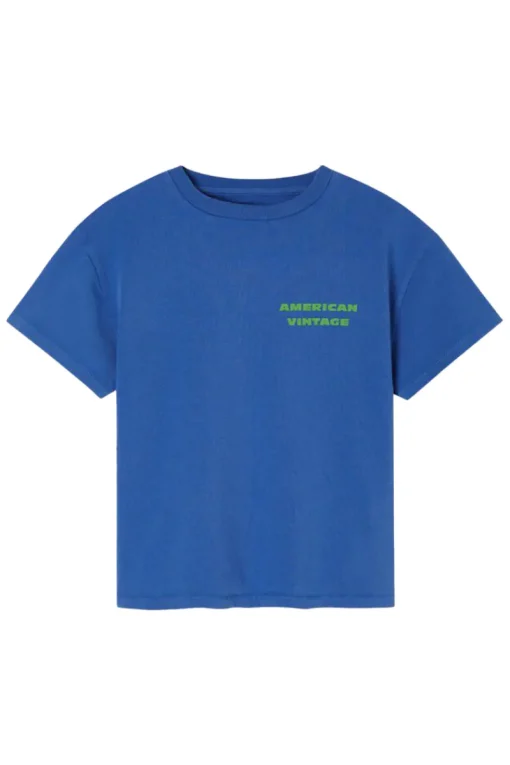 American Vintage T-shirts & Polo's^Jongens t-shirt korte mouw blauw