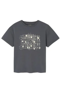 American Vintage T-shirts & Polo's^Jongens t-shirt korte mouw grijs