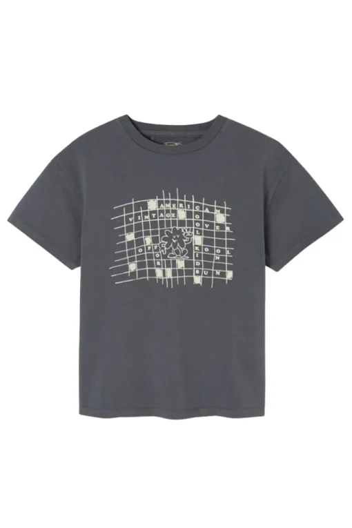 American Vintage T-shirts & Polo's^Jongens t-shirt korte mouw grijs
