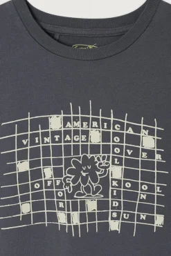 American Vintage T-shirts & Polo's^Jongens t-shirt korte mouw grijs