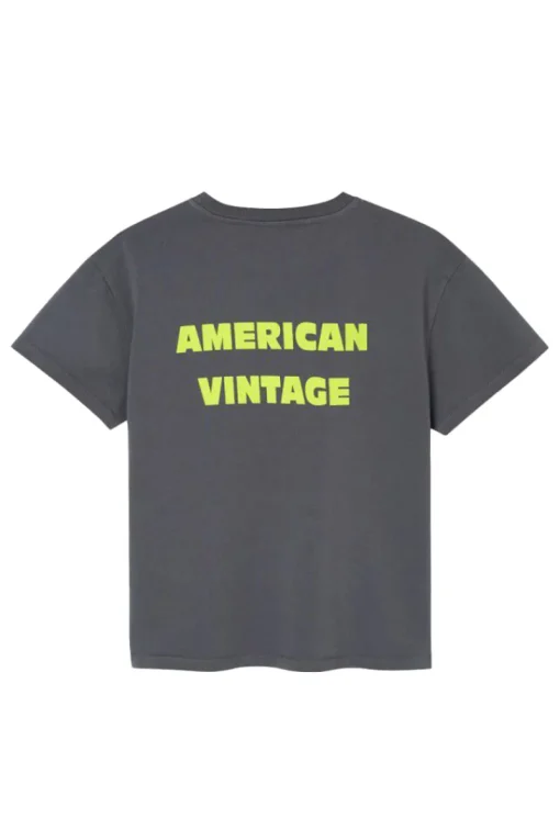 American Vintage T-shirts & Polo's^Jongens t-shirt korte mouw grijs
