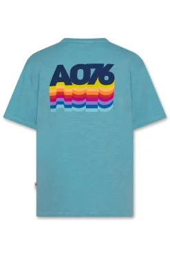 AO76 T-shirts & Polo's^Jongens t-shirt korte mouw blauw