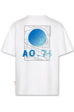 AO76 T-shirts & Polo's^Jongens t-shirt korte mouw wit