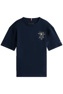Tommy Hilfiger T-shirts & Polo's^Jongens t-shirt korte mouw blauw