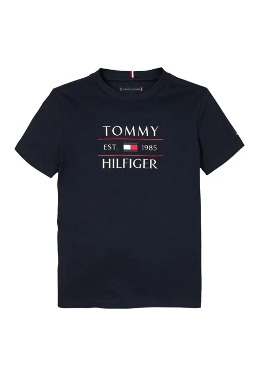 Tommy Hilfiger T-shirts & Polo's^Jongens t-shirt korte mouw blauw