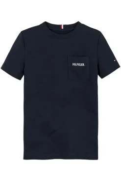 Tommy Hilfiger T-shirts & Polo's^Jongens t-shirt korte mouw blauw