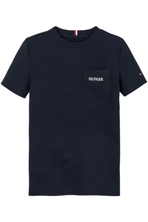 Tommy Hilfiger T-shirts & Polo's^Jongens t-shirt korte mouw blauw