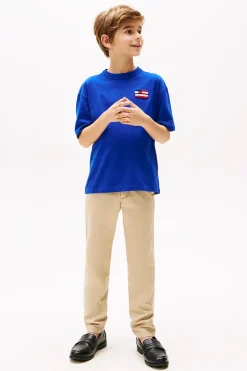 Tommy Hilfiger T-shirts & Polo's^Jongens t-shirt korte mouw blauw