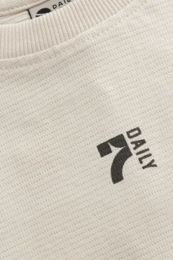 Daily7 T-shirts & Polo's^Jongens t-shirt korte mouw bruin