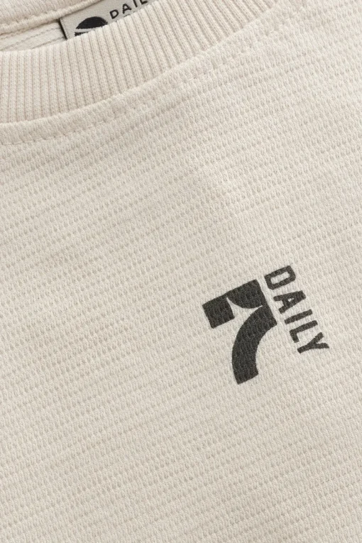 Daily7 T-shirts & Polo's^Jongens t-shirt korte mouw bruin