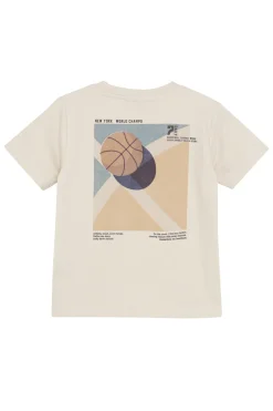 Daily7 T-shirts & Polo's^Jongens t-shirt korte mouw bruin