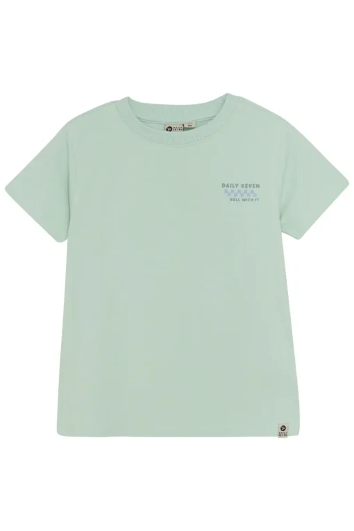 Daily7 T-shirts & Polo's^Jongens t-shirt korte mouw groen