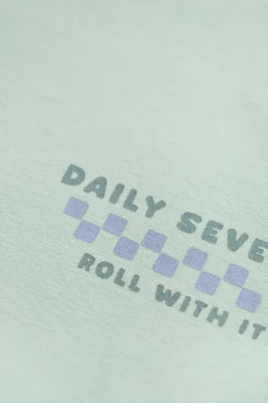 Daily7 T-shirts & Polo's^Jongens t-shirt korte mouw groen