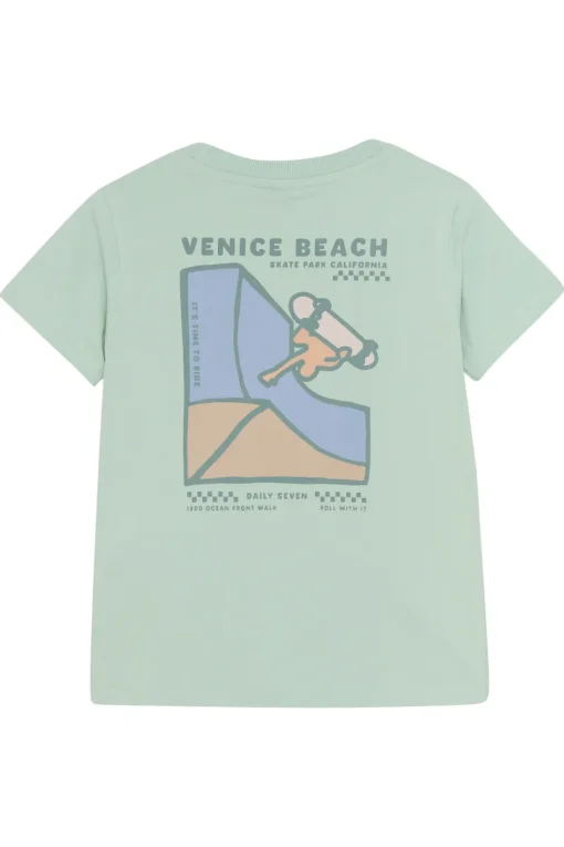 Daily7 T-shirts & Polo's^Jongens t-shirt korte mouw groen