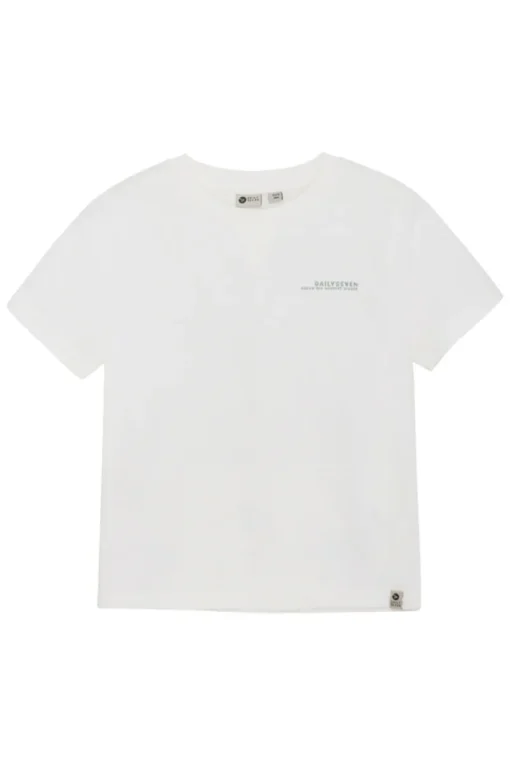Daily7 T-shirts & Polo's^Jongens t-shirt korte mouw ecru