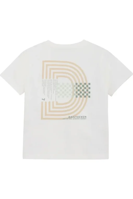 Daily7 T-shirts & Polo's^Jongens t-shirt korte mouw ecru