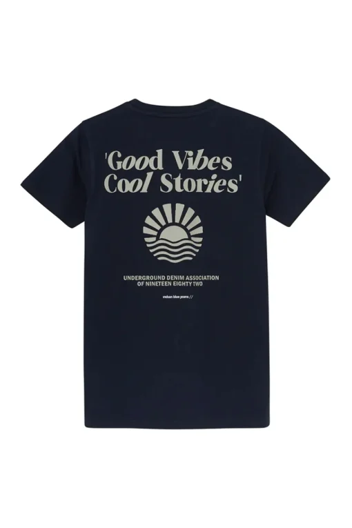 Indian Blue Jeans T-shirts & Polo's^Jongens t-shirt korte mouw blauw