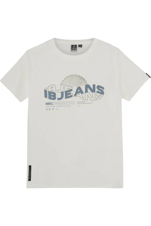 Indian Blue Jeans T-shirts & Polo's^Jongens t-shirt korte mouw wit