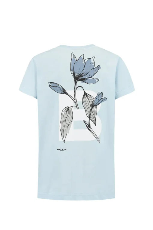 Ballin T-shirts & Polo's^Jongens t-shirt korte mouw blauw