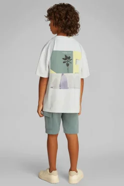 Calvin Klein T-shirts & Polo's^Jongens t-shirt korte mouw wit