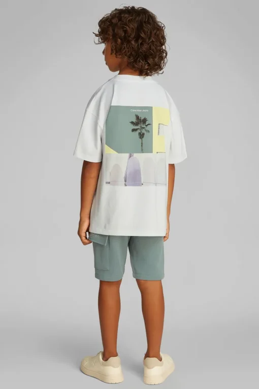 Calvin Klein T-shirts & Polo's^Jongens t-shirt korte mouw wit