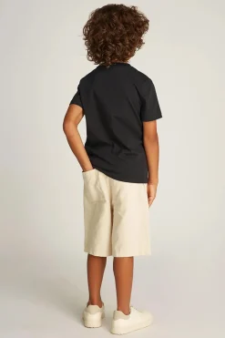 Calvin Klein T-shirts & Polo's^Jongens t-shirt korte mouw zwart